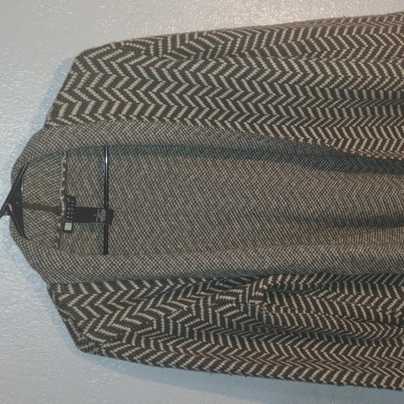 Wool Blend Olive Green Carole Little Cardigan Sweater L - Picture 2 of 5